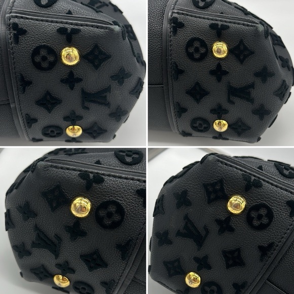 Louis Vuitton Black Leather Veau Cachemire Handbag - Picture 14 of 16